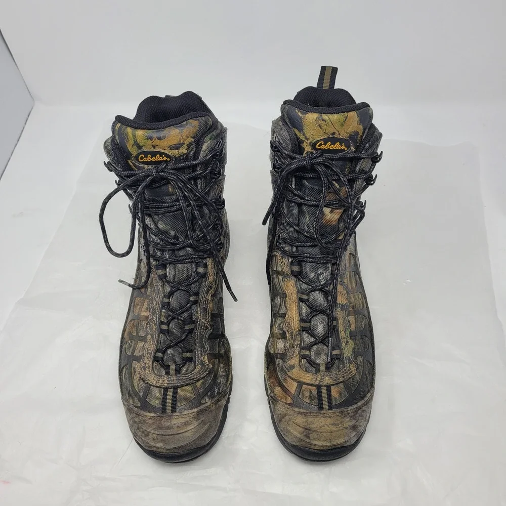 Cabelas Speed Hunter‎ Dry-Plus Camo Hunting Boots Mens 8EE Wide Waterproof
